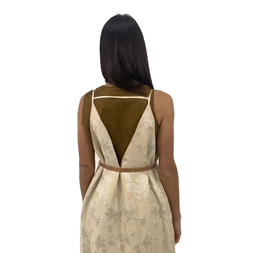 Alysi abito jacquard + top 102506