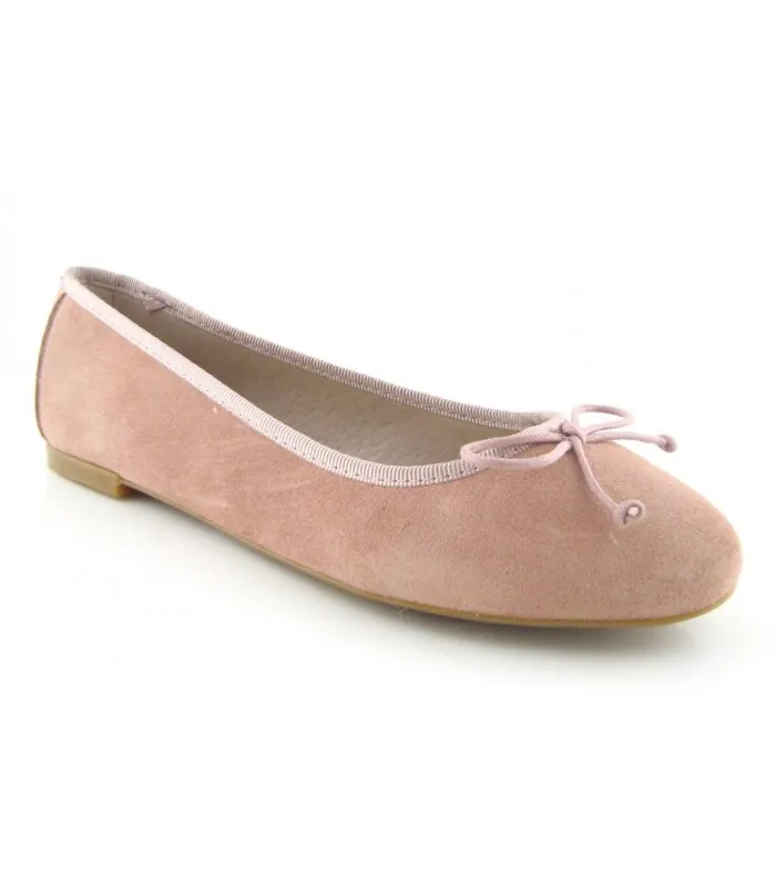 Bailarina plana en serraje nube