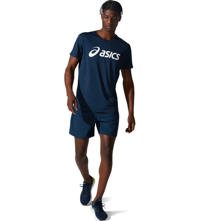 Camiseta Core Manga Corta marino