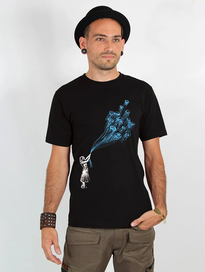 Camiseta de mangas cortas estampada 