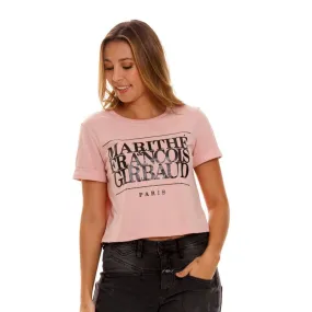 Camiseta Manga Corta Para Mujer Girbaud