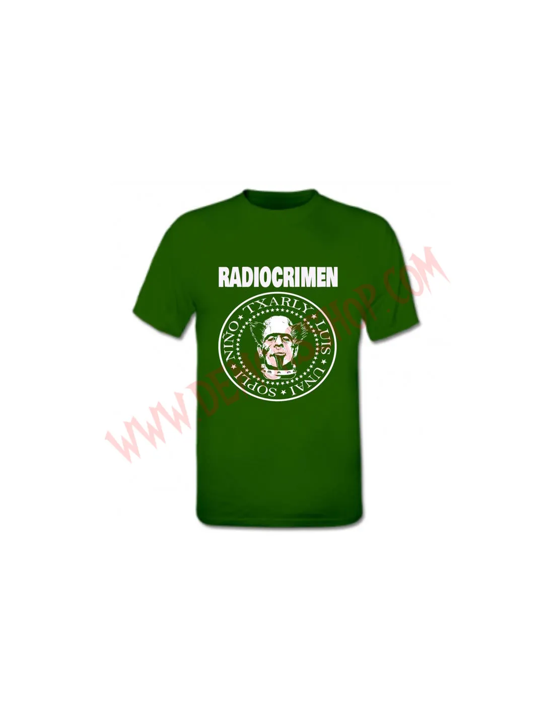 Camiseta MC Radiocrimen (Verde)