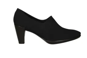 Copete Textil Elastico Negro Tacon Piel