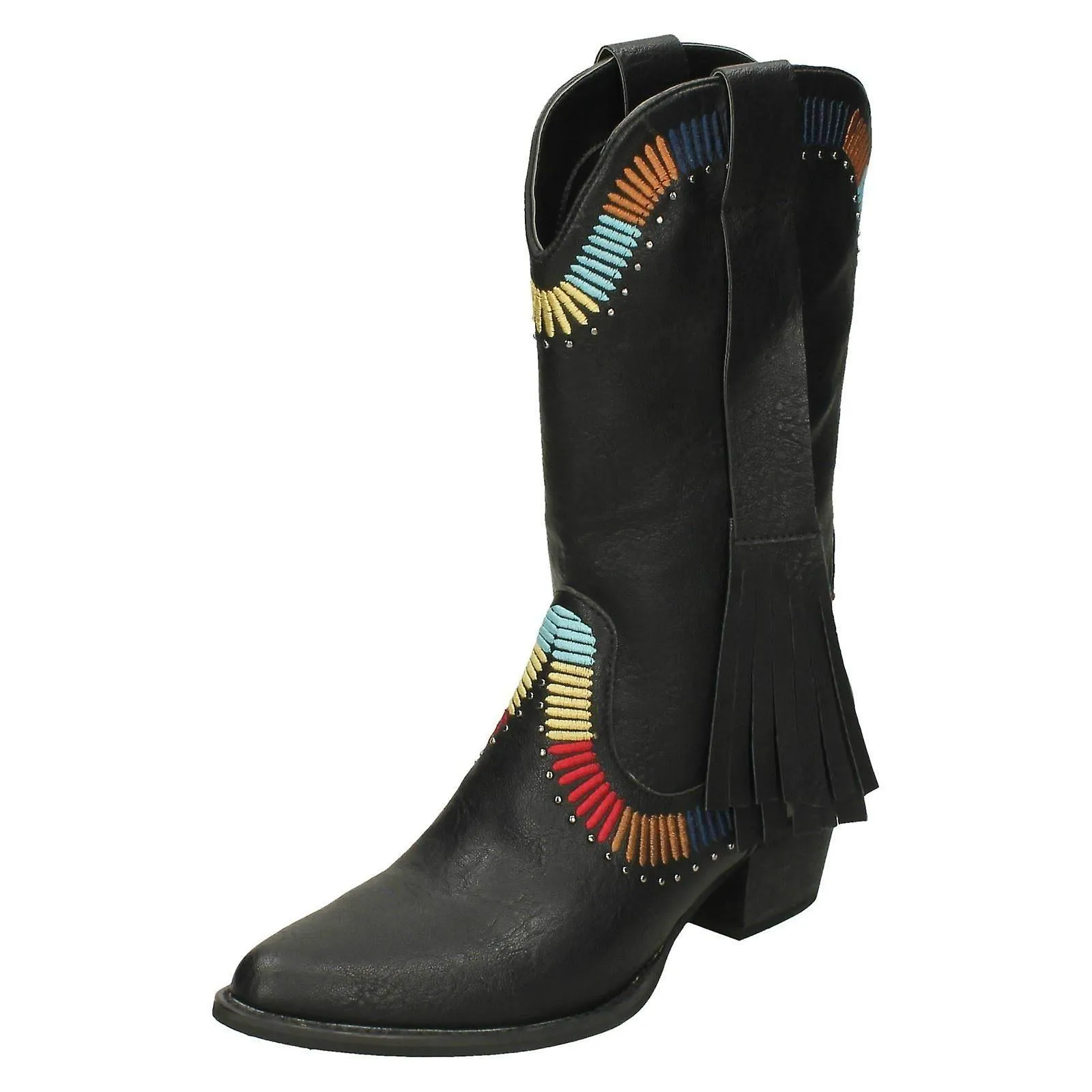 Damas hasta botas de estilo Cowboy tierra