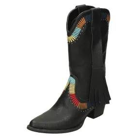 Damas hasta botas de estilo Cowboy tierra