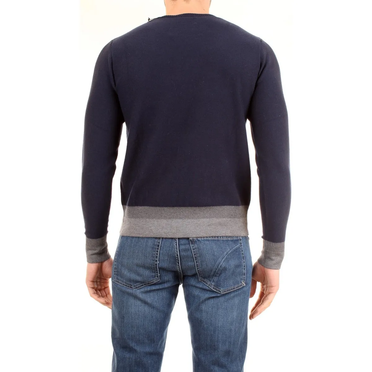 DK67030 Jersey hombre azul