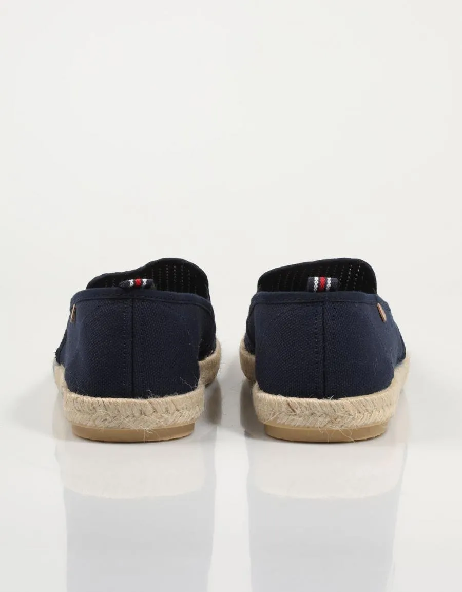  espadrilles VERBENAS Troy Rejilla / Paris en Navy Blue 79295