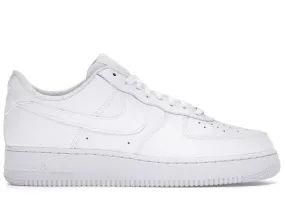 Nike Air Force 1 Low Triple White Tumbled Leather