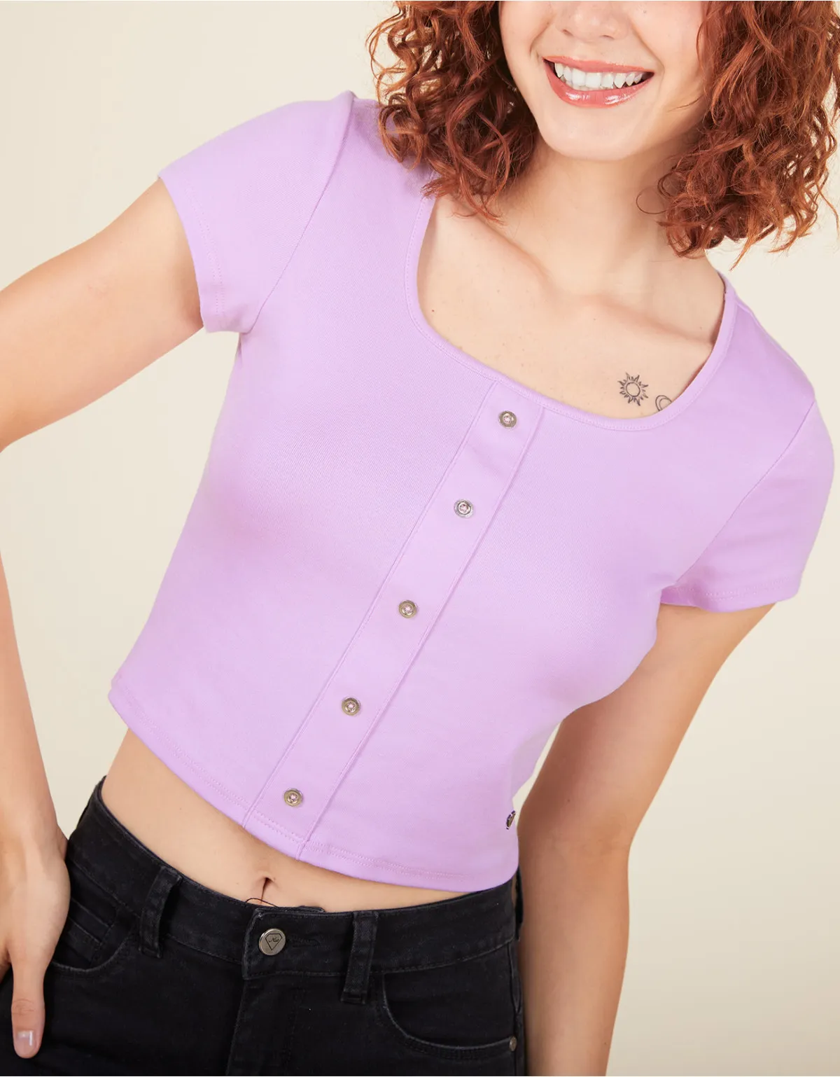 Polo manga corta rosa mm