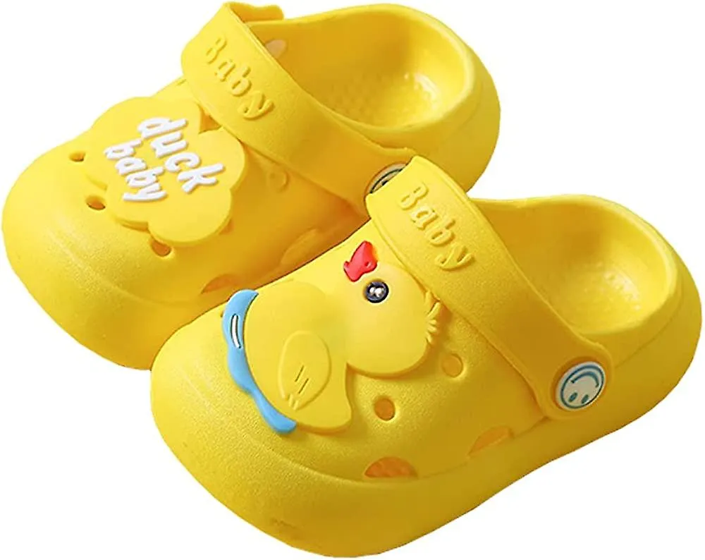 Sandalias para niños pequeños Niños niñas lindo dibujo animado zuecos para niños pequeños zapatillas