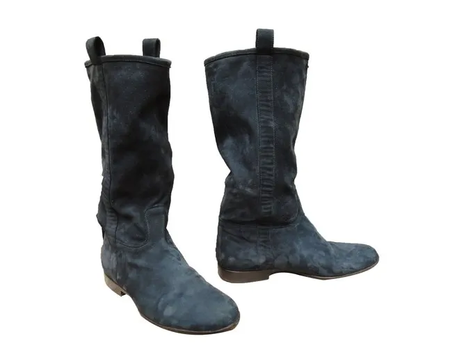 Sartore Botines Azul marino 