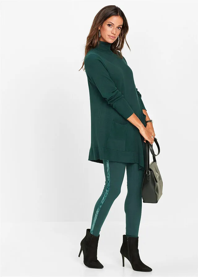 Sudadera larga Verde intenso